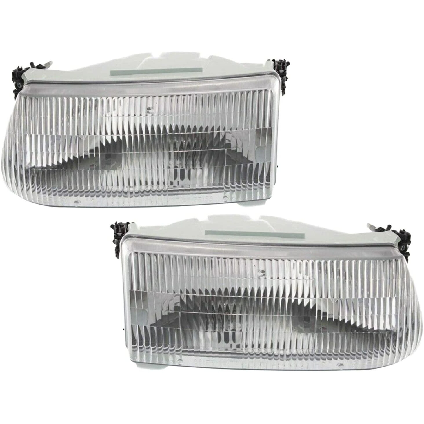 95 96 97 98 99 00 01 Ford Explorer Headlight Headlamp Composite Halogen Front Head Light Lamp Set Pair Left Driver And Right Passenger Side