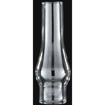B&P Lamp Tiny 1 1/4 Inch Base By 4 1/2 Inch Tall Clear Glass Chimney For Miniature Oil Lamps And Lighting