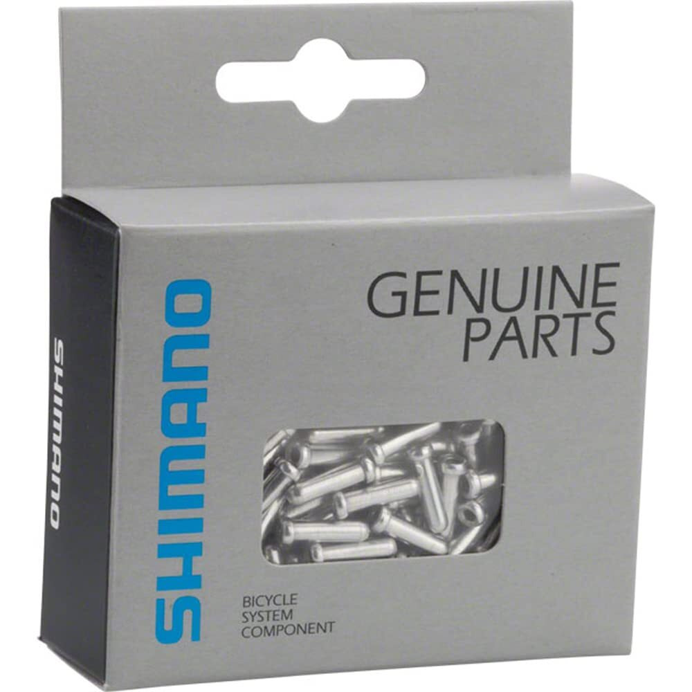 Shimano Derailleur Cable End Cap X100 (Silver, 1.2-Mm)