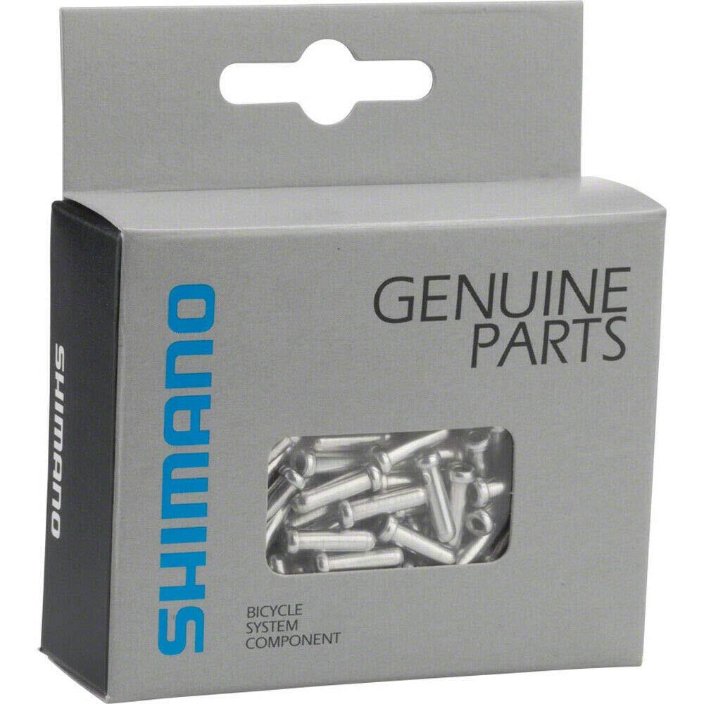 Shimano Derailleur Cable End Cap X100 (Silver, 1.2-Mm)
