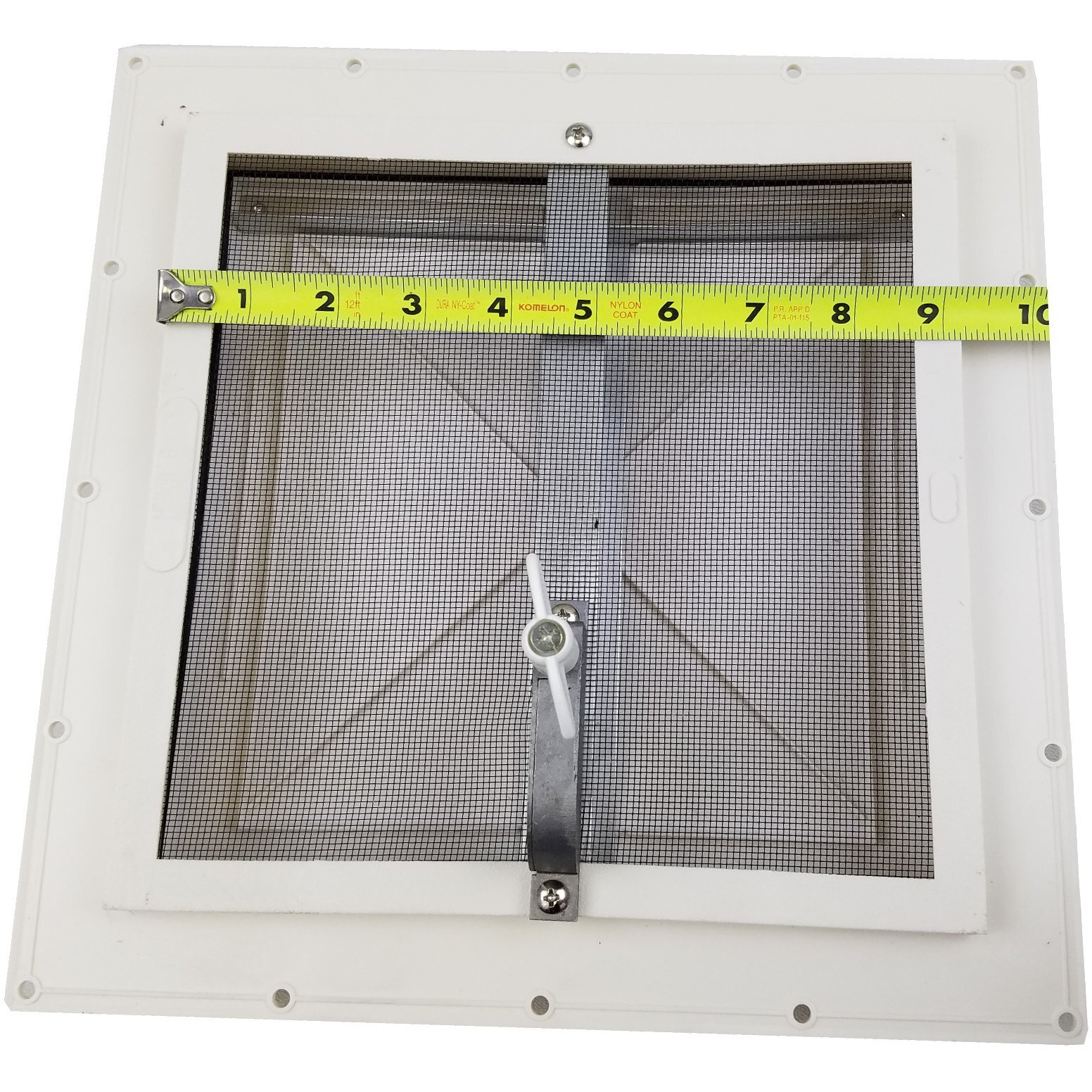 Heng's Industries 18511-C1G Rv Trailer Camper Hardware Mini Roof Vent White