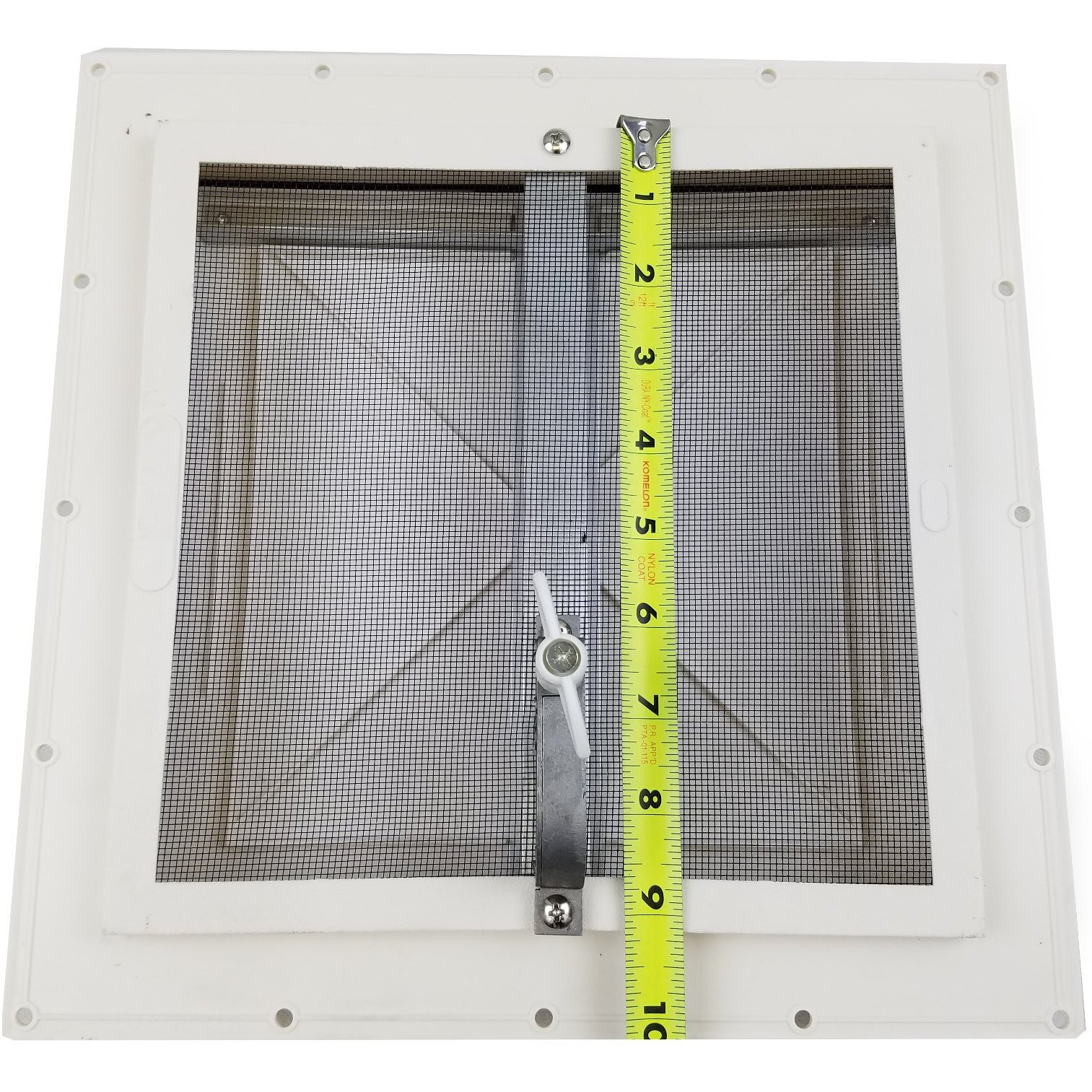 Heng's Industries 18511-C1G Rv Trailer Camper Hardware Mini Roof Vent White