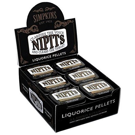 Simpkins Nipits Liquorice Pellets Original 11 G (6 Pack)