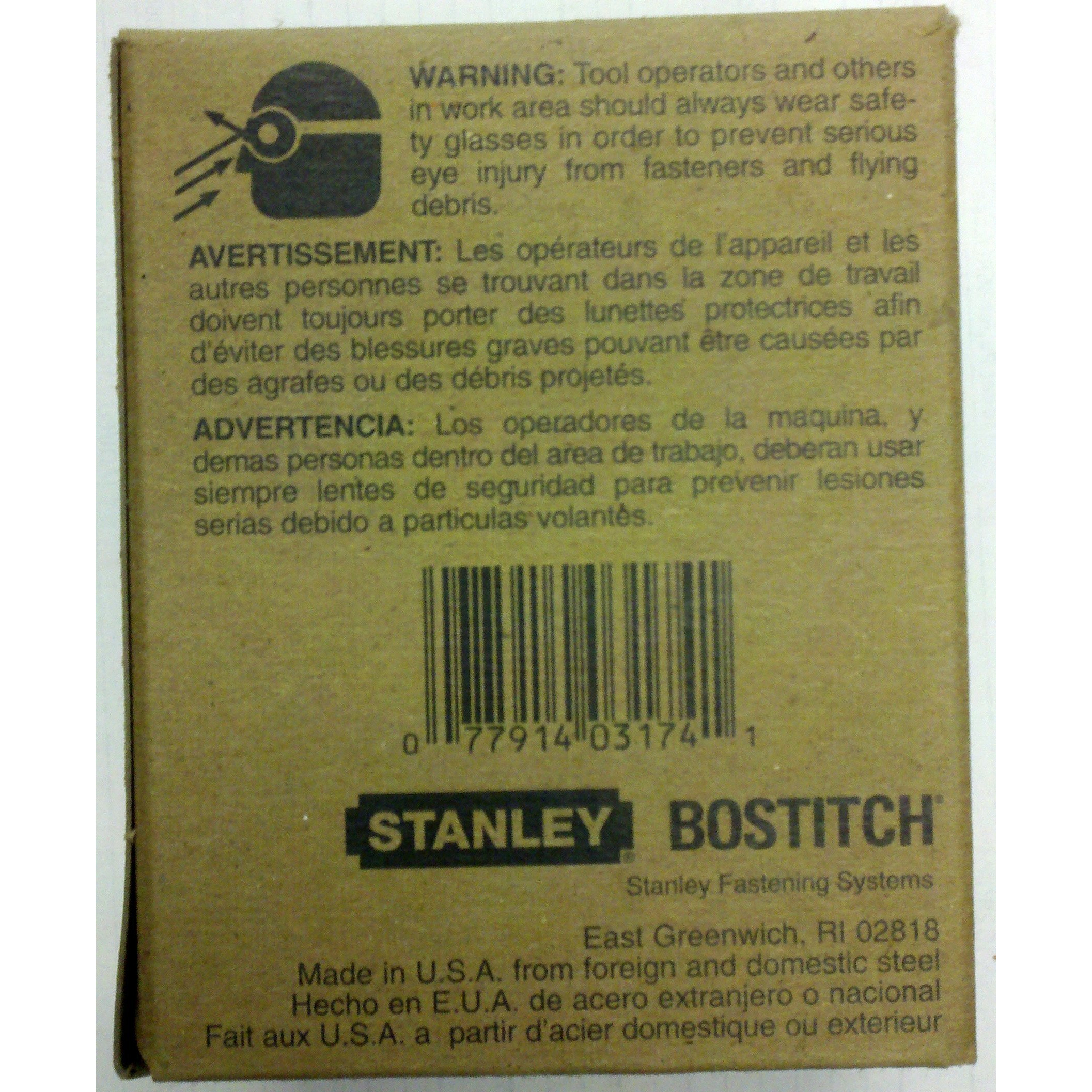 Stanley Bostitch 3/8" (10Mm) Staples 1/2" Crown