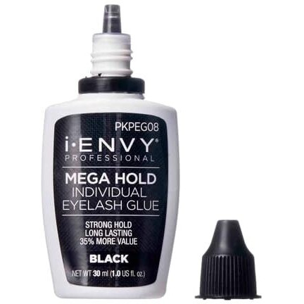 I Envy By Kiss Mega Hold Individual Eyelash Adhesive Glue Black (Kpeg08 - Black)