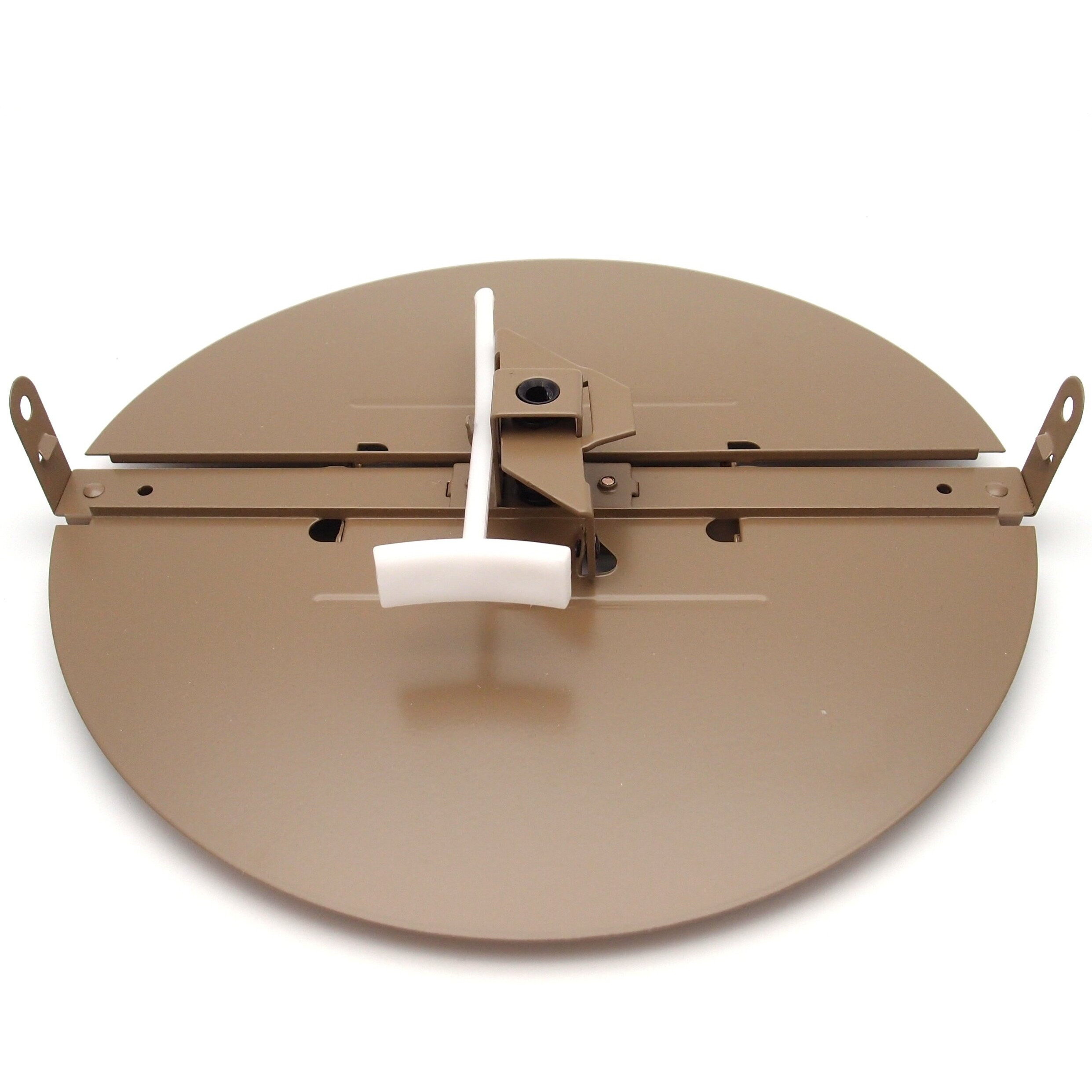 Hvac Premium 8" Butterfly Damper - Control Your Airflow On Drop Ceiling Grilles Of 24X24 (8" Round Duct Opening)