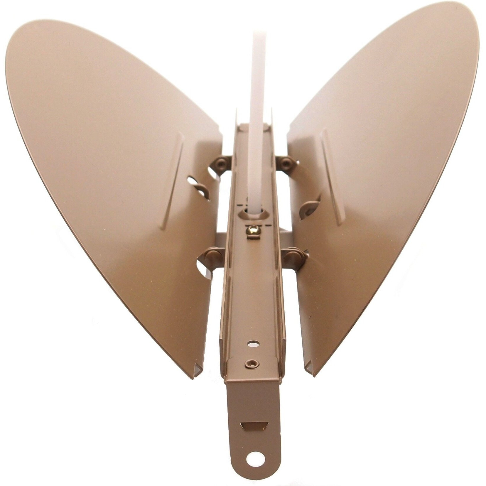 Hvac Premium 8" Butterfly Damper - Control Your Airflow On Drop Ceiling Grilles Of 24X24 (8" Round Duct Opening)