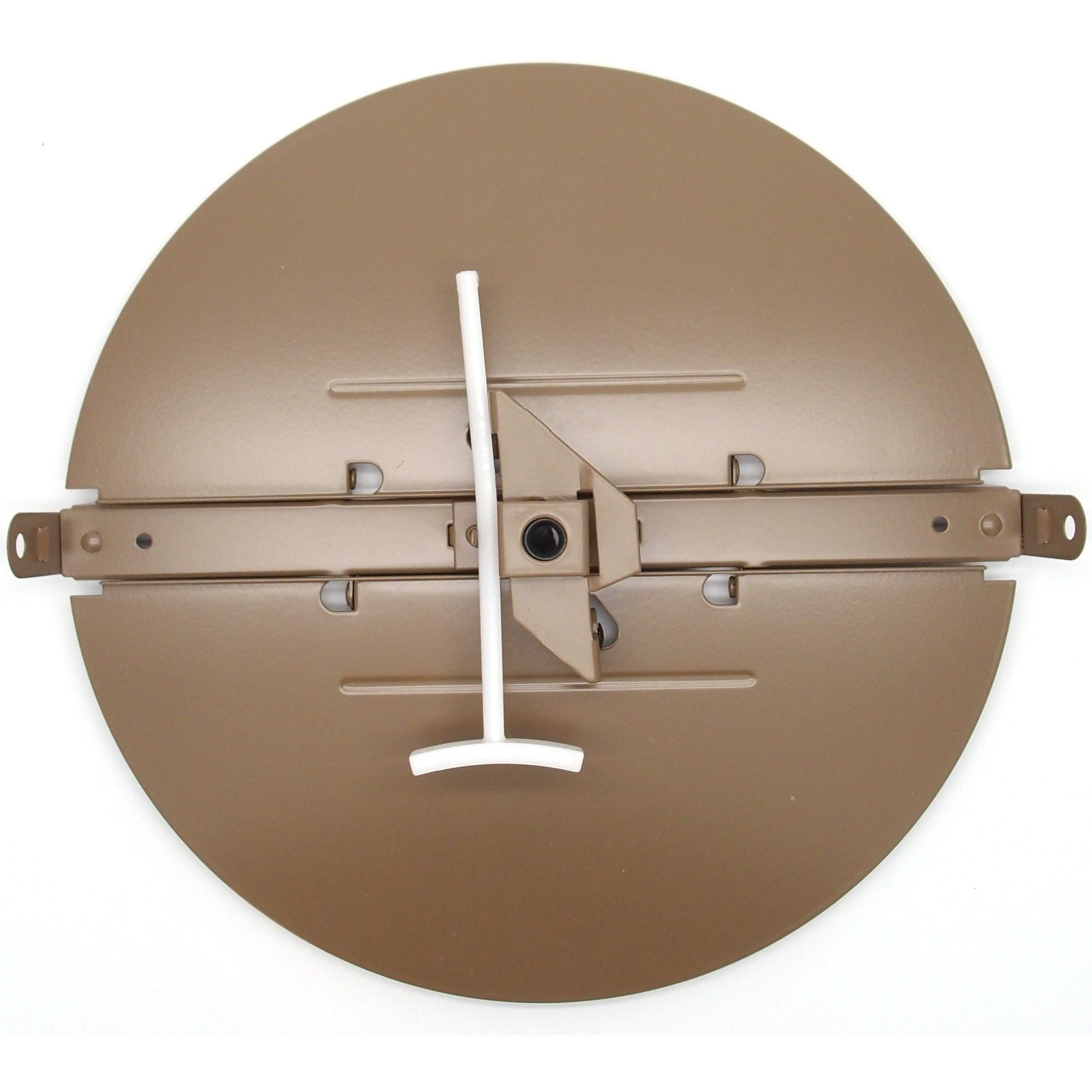 Hvac Premium 8" Butterfly Damper - Control Your Airflow On Drop Ceiling Grilles Of 24X24 (8" Round Duct Opening)