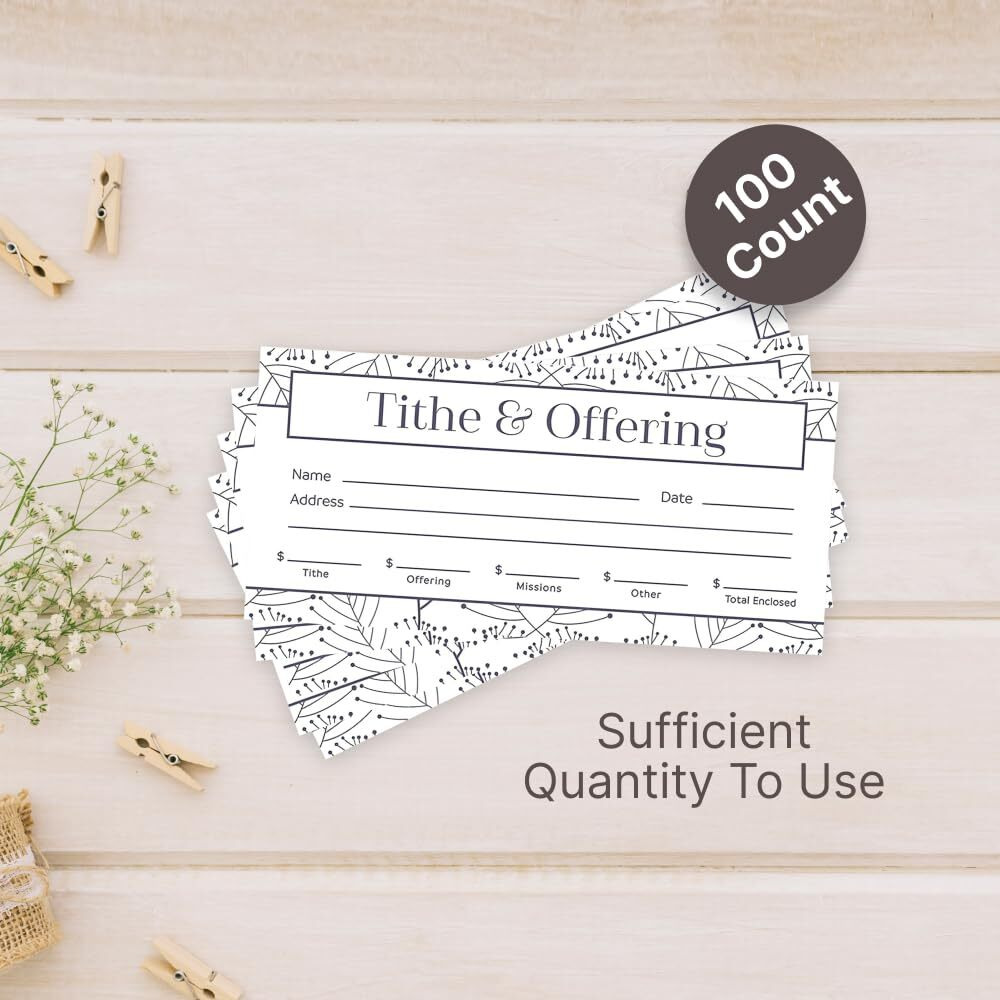 Offering Envelopes For Church By Swanson Christian Products Offering Envelope Tithe & Offering Purple/White 100Ct