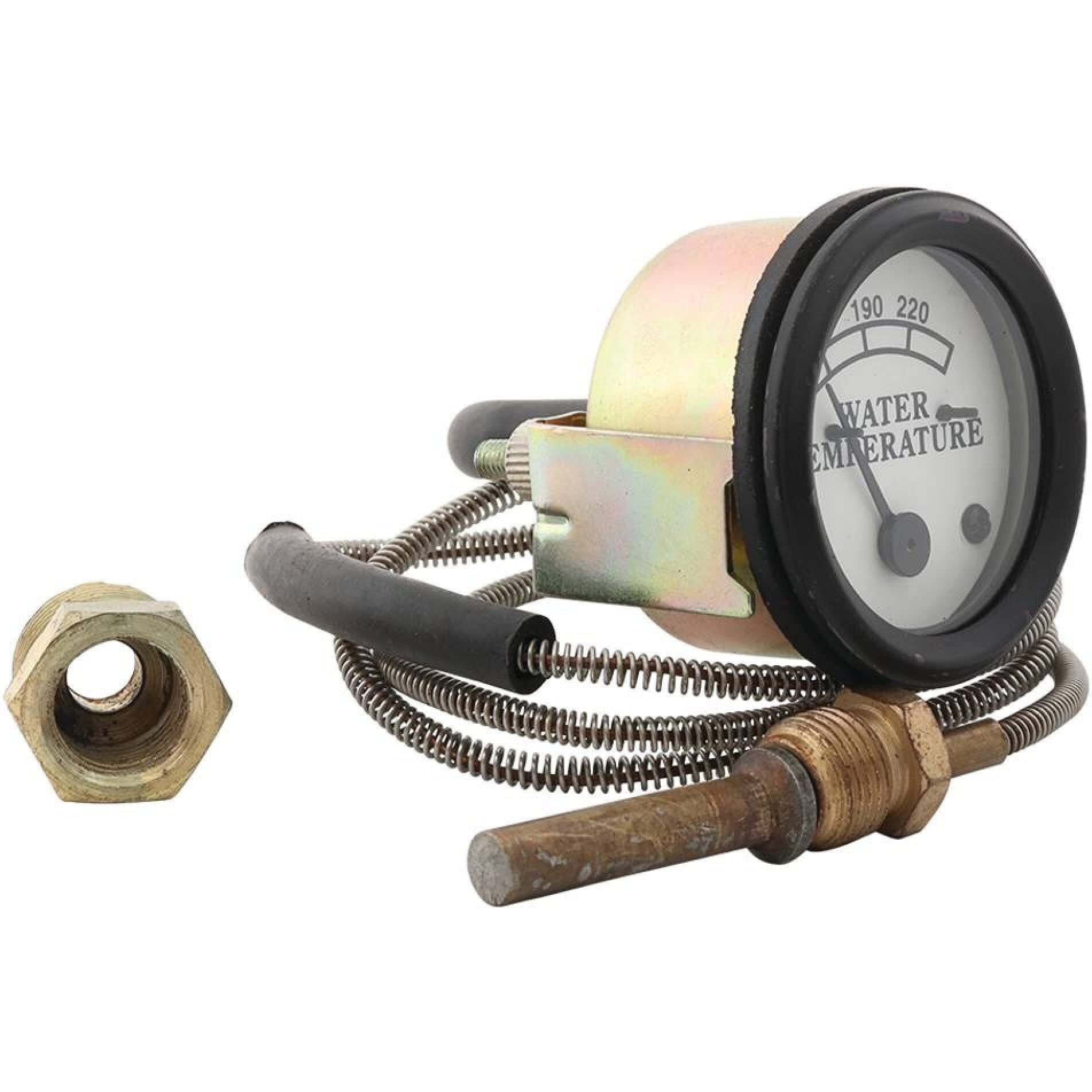 Complete Tractor Temp Gauge 1407-0569 Compatible With/Replacement For John Deere A, An, Anh, Ao, Ar, Aw, Awh, B, Bn, Bnh, Bw, Bwh, D, G, Gh, Gm, Gn, Gw, M, Mc, Mi, Mt, R Aa1342R Aa3534R Aa3535R