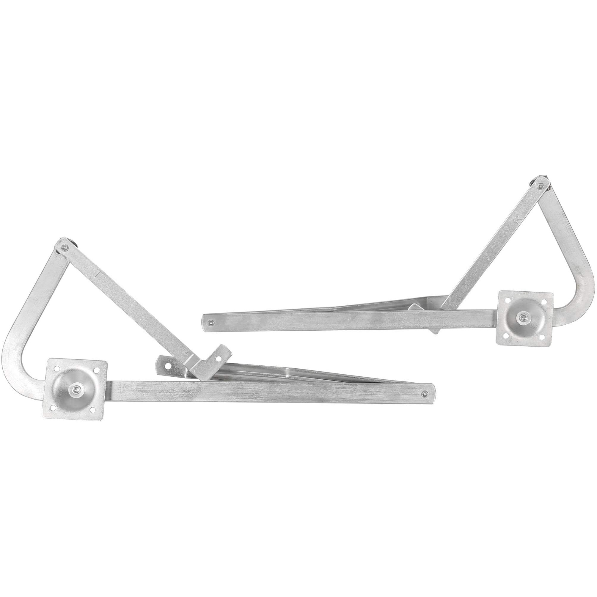 Ecotric 55-2 Replacement Attic Ladder Hinge Arms Compatible With 2010-Up Werner Mk 5, Wu2210, W2208, W2210 Thick Zinc Attic Ladders Spreader- Pair