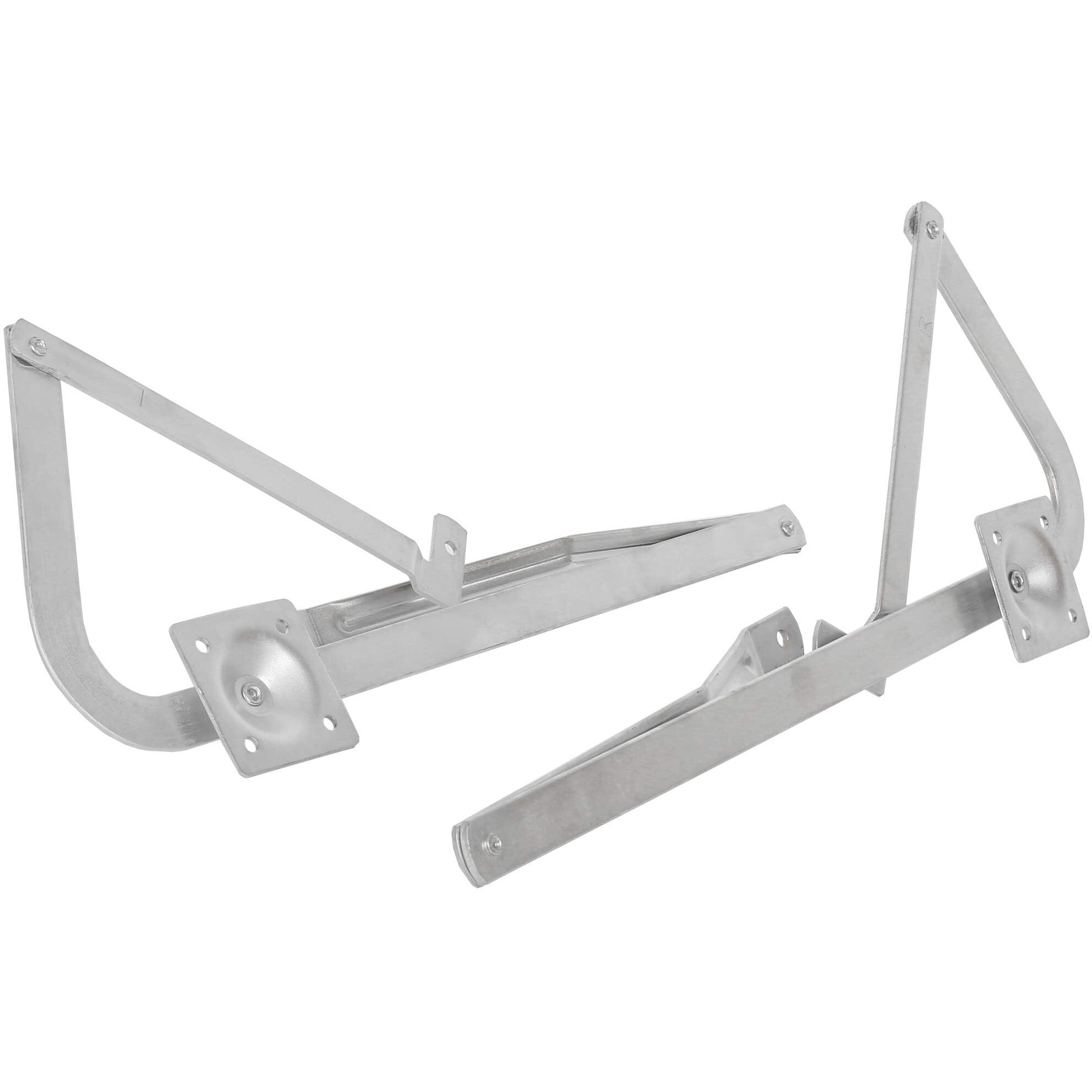 Ecotric 55-2 Replacement Attic Ladder Hinge Arms Compatible With 2010-Up Werner Mk 5, Wu2210, W2208, W2210 Thick Zinc Attic Ladders Spreader- Pair