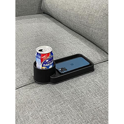 Sofa Anti-Spill Drink Holder Tray, Couch Seat Cushion Cup Beverage Holder For Cups, Bottles, Cans