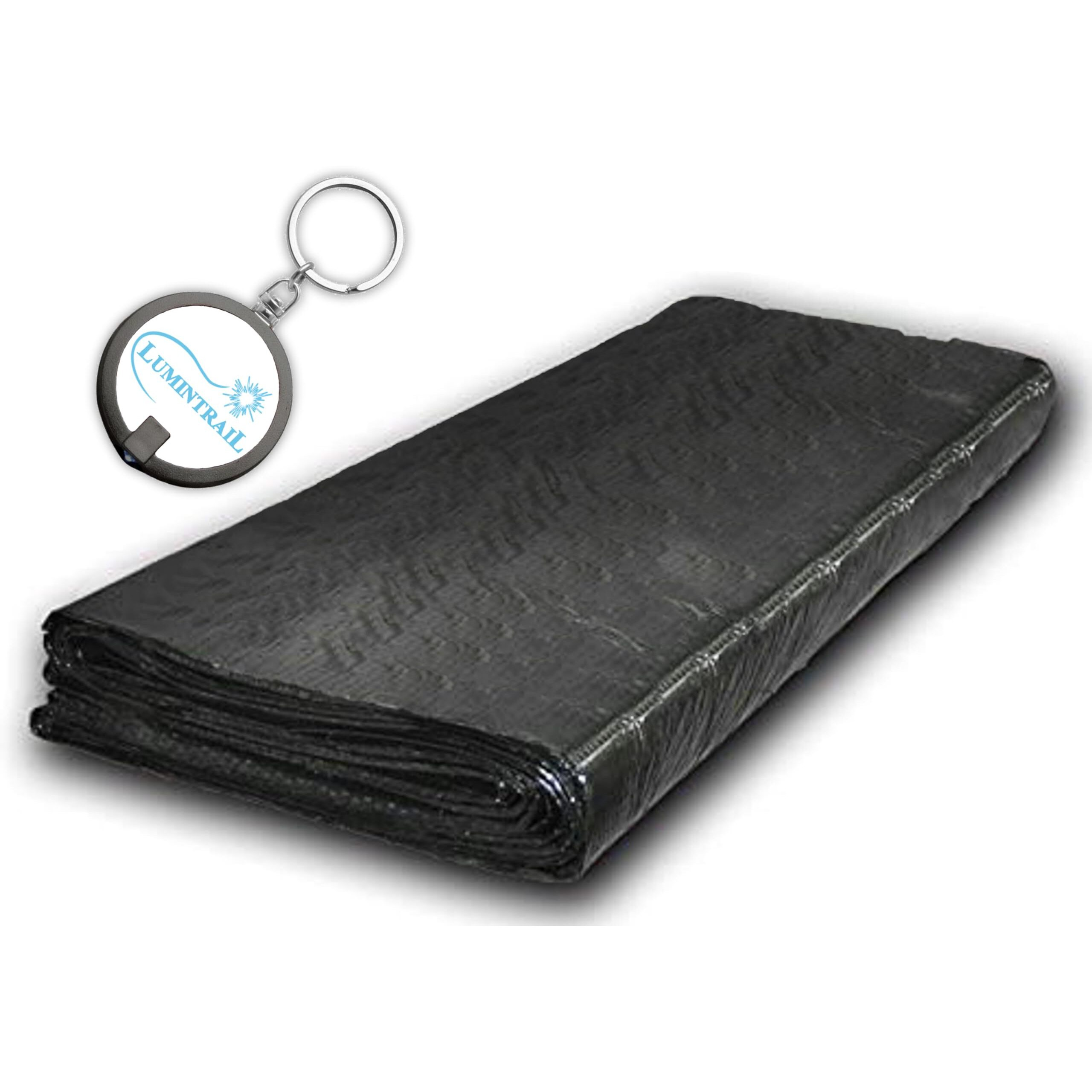Lumintrail Mobile Flex Bottom Board Mobile Home Underbelly Wrap Repair | 48" X 14Ft | Durable Polyethylene Vapor Barrier For Mobile Home, Rv, Trailers, Campers | With A Keychain Light