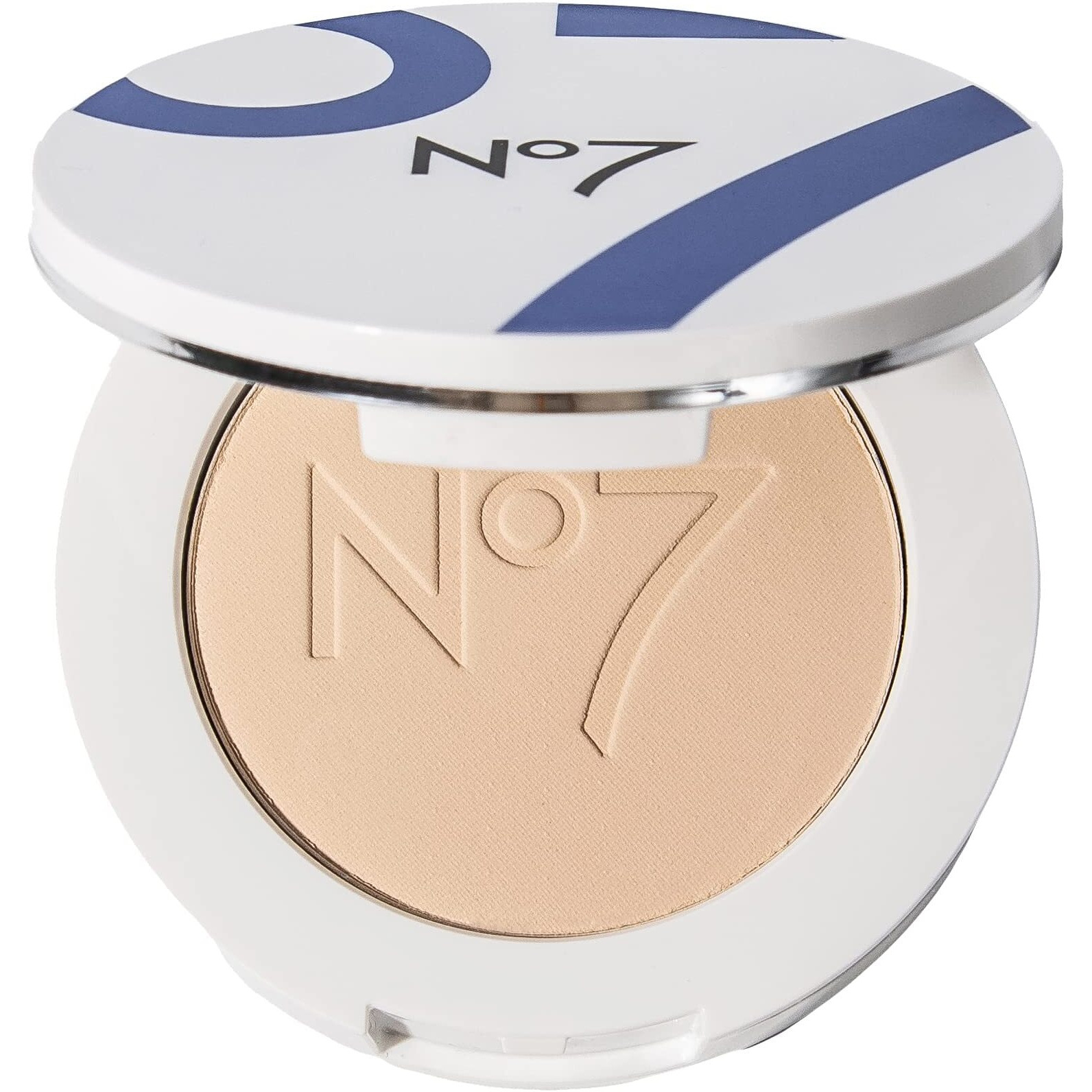 No7 Lift & Luminate Triple Action Powder - Light - Pressed Makeup Setting Powder For Face - Compact Setting Powder Reduces The Appearance Of Fine Lines & Enhances Glow (10G)