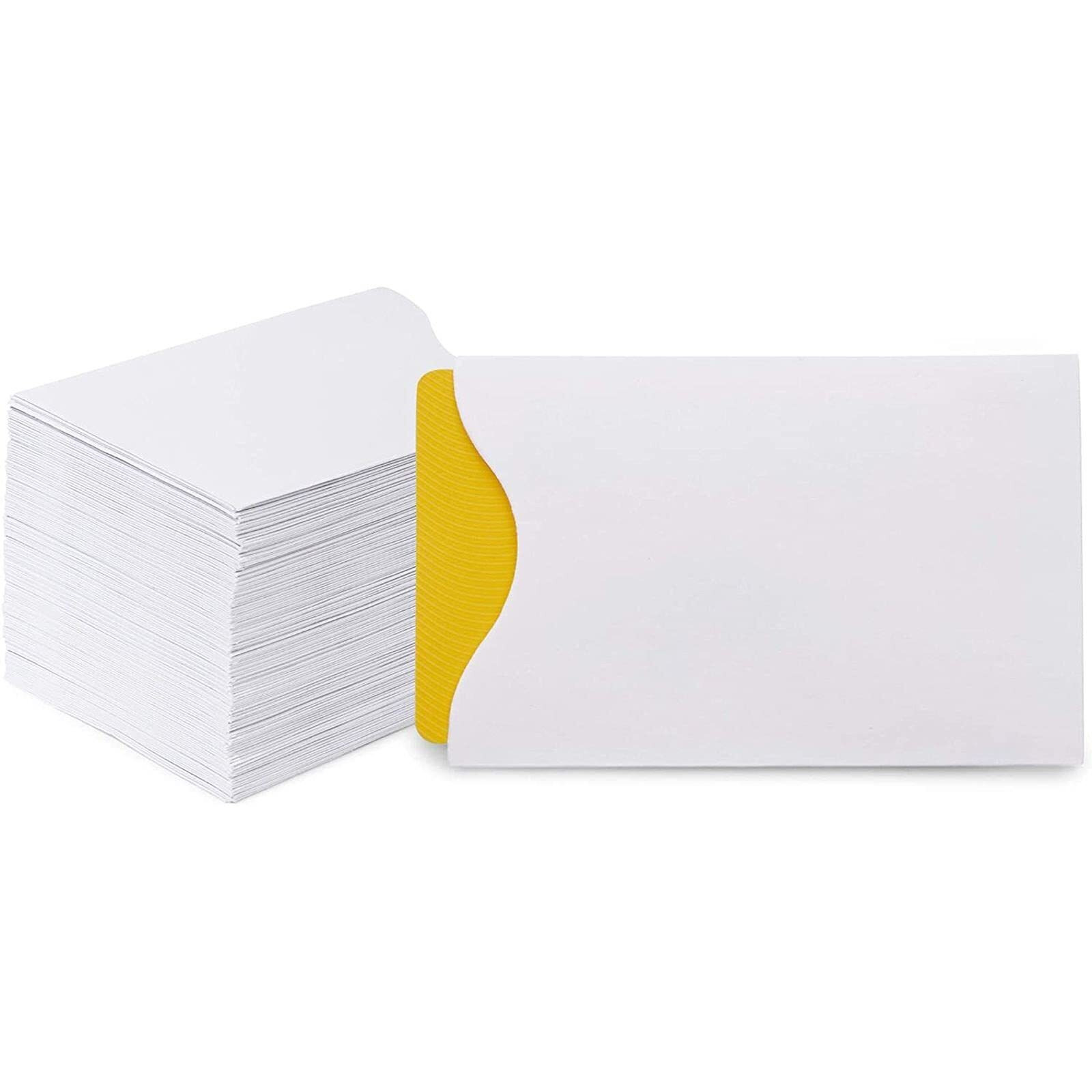 Stockroom Plus 500-Pack Key Card Envelopes Sleeves, White, Blank Hotel, Motel Cover Holders For Business Guests, Bulk Protector Packets For Id, Credit, Gift Cards (3.5X2.3 In)