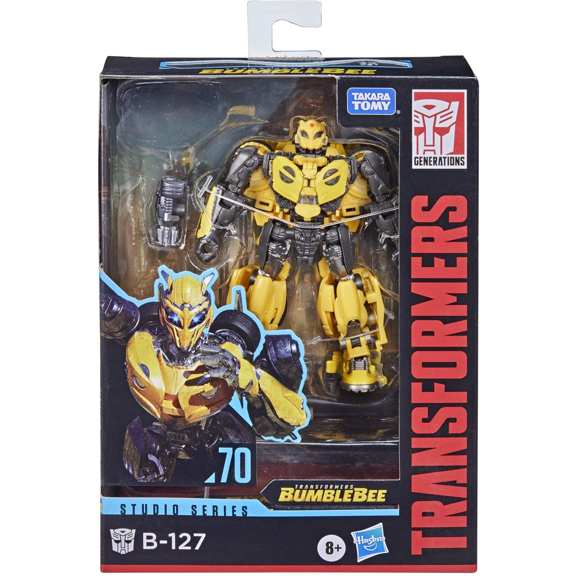 Transformers Toys Studio Series 70 Deluxe Class Bumblebee B-127 Action Figure - Ages 8 And Up, 4.5-Inch, Yellow