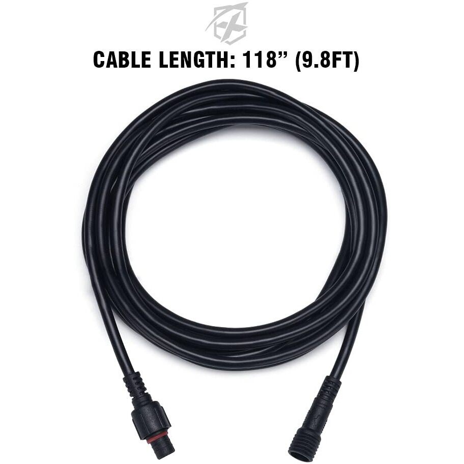 10Ft Extension Cable Wire Cord For Xprite Emergency Traffic Advisor Strobe Dual Light Bar