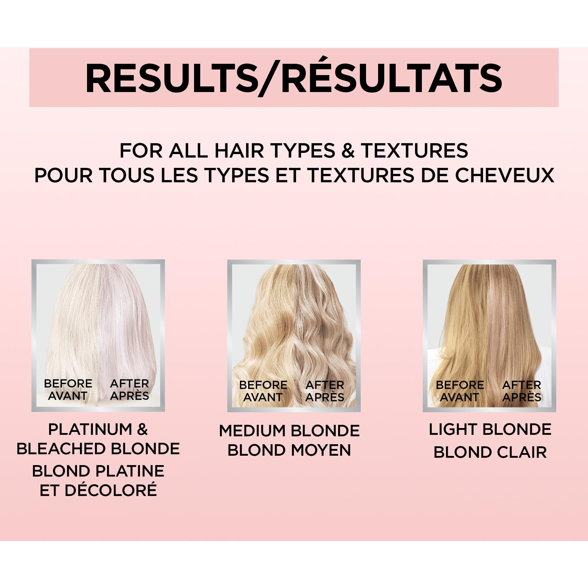 L'Oreal Paris Le Color Gloss One Step In-Shower Toning Hair Gloss For Bleached Hair, Neutralizes Brass, Conditions & Boosts Shine, Platinum Pearl, 4 Ounce