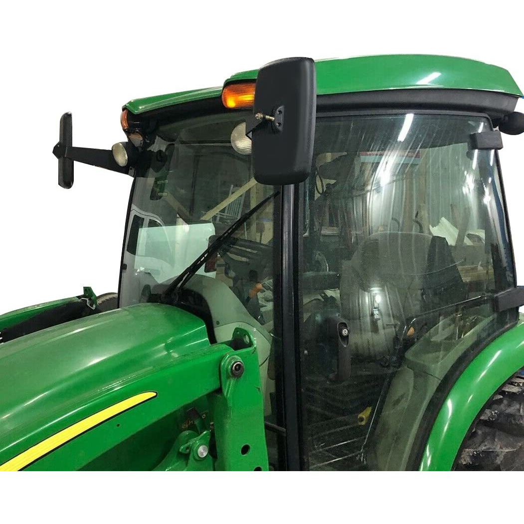 Tractor Mirror Assembly With Fixed Arms Replacement For Dm2455000 Compatible With John Deere 5000 & 6000