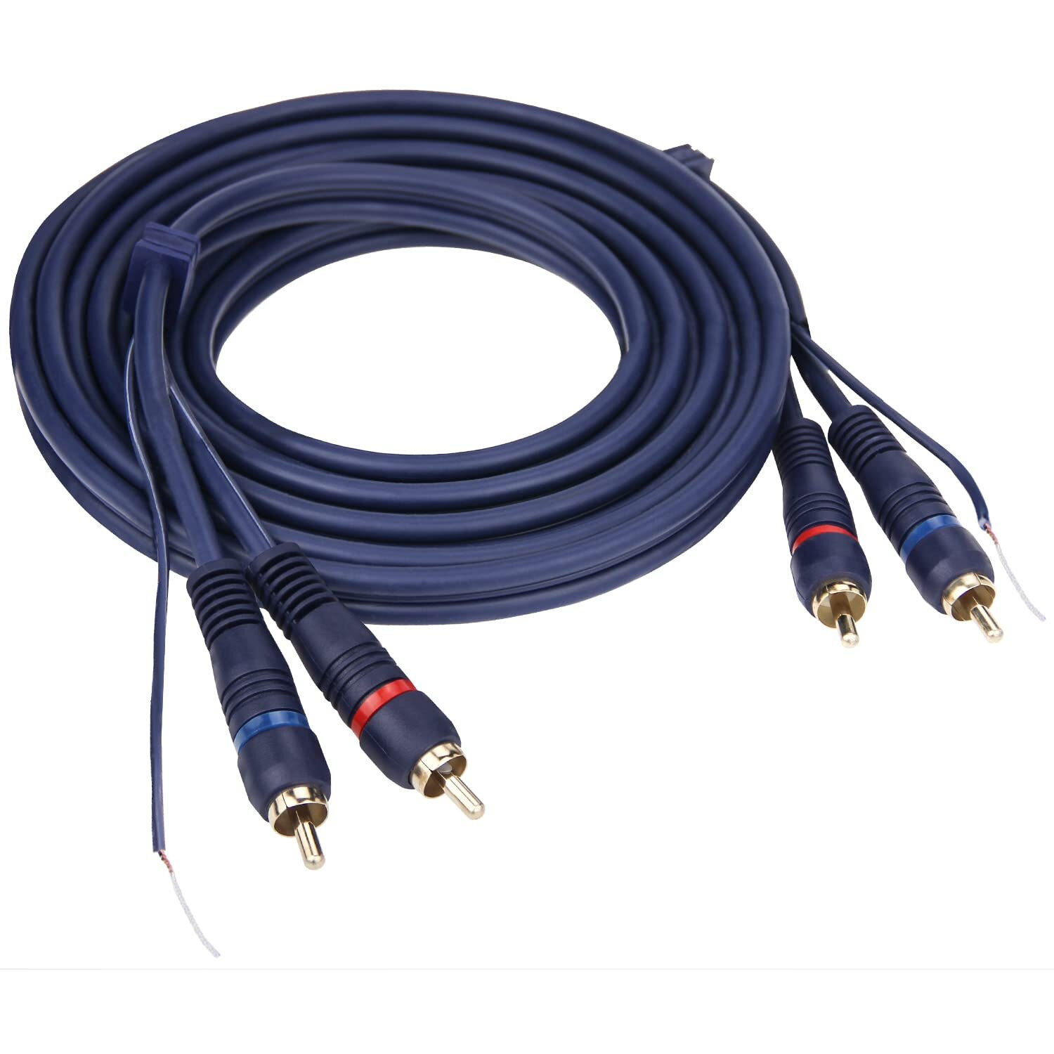 Rca Cable With Ground Wire, 10Ft Turntable Cable Gold Plated 2Rca Male To 2Rca Male With Ground Wire Stereo Interconnect Cable Uiinosoo For Turntable, Preamp, Record Player, Amplifier