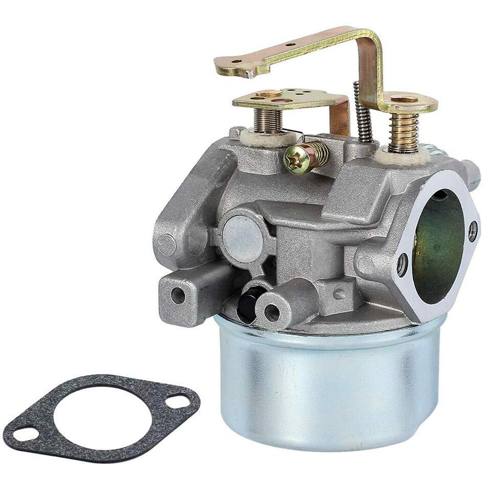 640152 Carburetor For Tecumseh 640152A 640023 640051 640140 640260B Hm80 Hm90 Hm100 8Hp -10Hp Tecumseh Engine Coleman Powermate 5000 Watt Generator Carb With Air Filter Spark Plug Kit