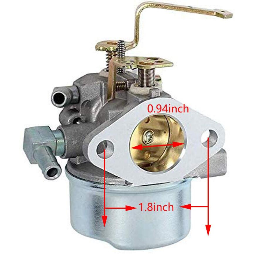 640152 Carburetor For Tecumseh 640152A 640023 640051 640140 640260B Hm80 Hm90 Hm100 8Hp -10Hp Tecumseh Engine Coleman Powermate 5000 Watt Generator Carb With Air Filter Spark Plug Kit