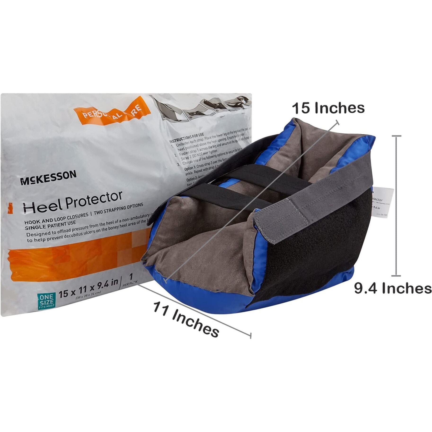 Mckesson Heel Protector Boot, Cushion Pillow, One Size Fits Most, 1 Count