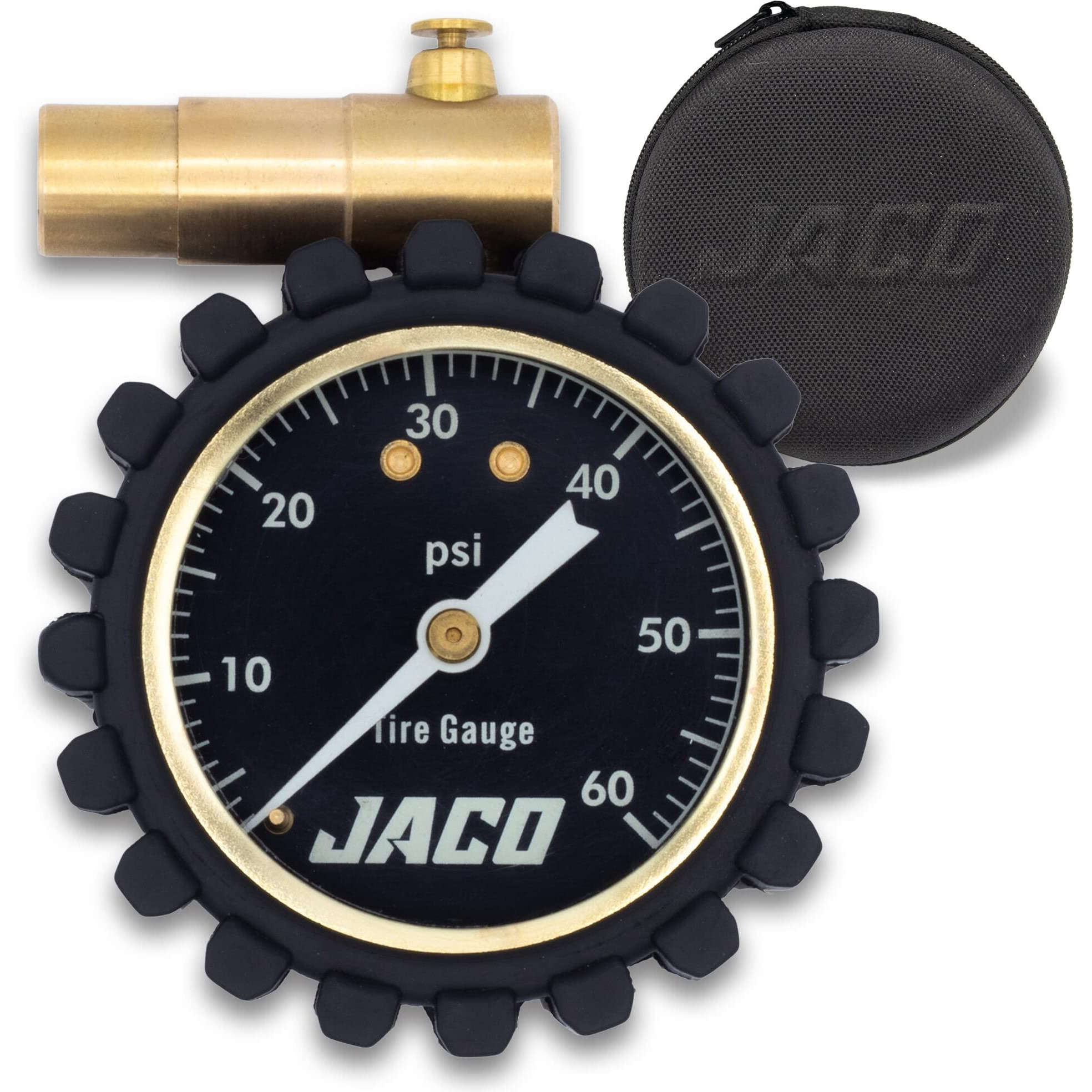 Jaco Mbx-60 Presta Tire Pressure Gauge For Bikes (Max 60 Psi) | Mtb & Xc Series