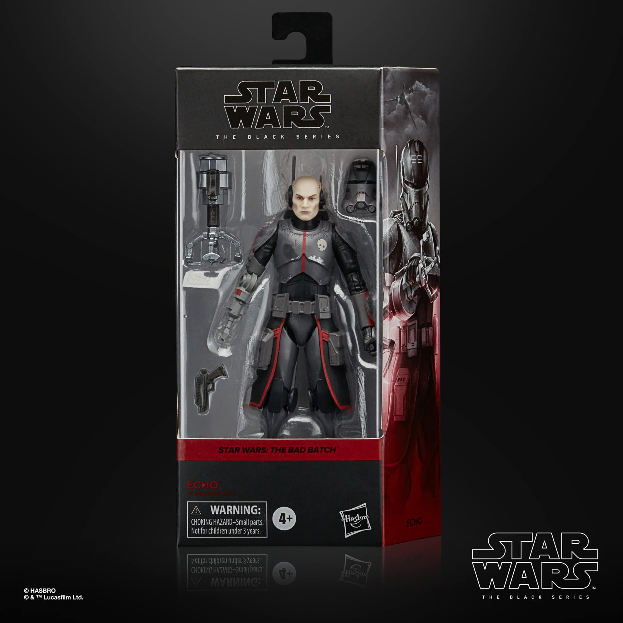 Star Wars The Black Series Echo Toy 6-Inch-Scale The Bad Batch Collectible Action Figure And Accessory, Toys Kids Ages 4 And Up