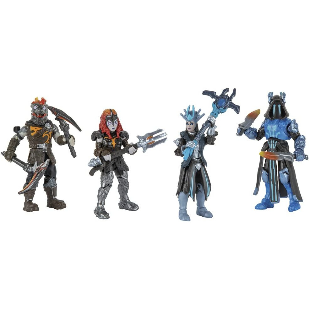 Fortnite Micro Squad - Four 2.5-Inch Articulated Figures With Harvesting Tools