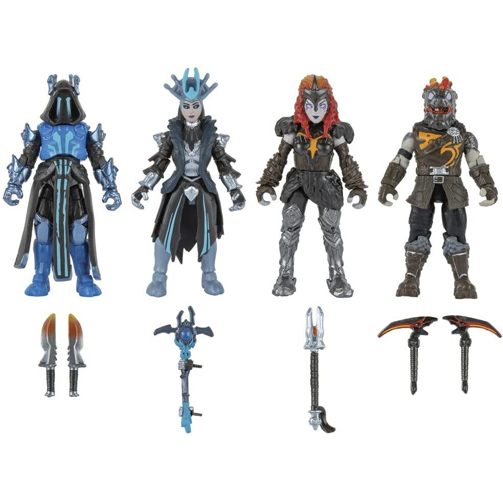 Fortnite Micro Squad - Four 2.5-Inch Articulated Figures With Harvesting Tools