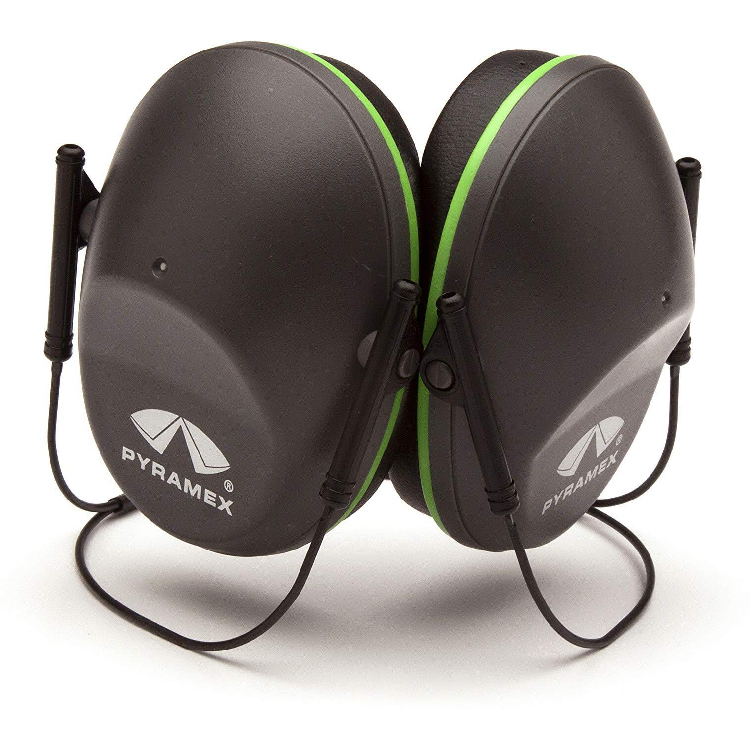 Pyramex Safety Bh9010 Behind The Head 9010 Earmuff, Black/Blue/Green, 14.5Cm X 15Cm X 12Cm