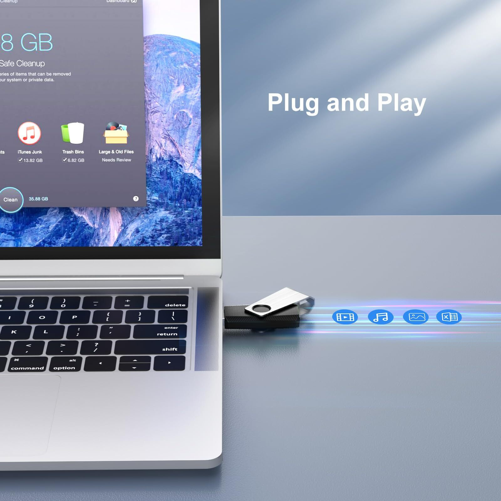 Topesel 10 Pack 32Gb Usb 3.0 Flash Drives Memory Stick Usb3.0 Thumb Drives 32Gb 10Pcs, Black