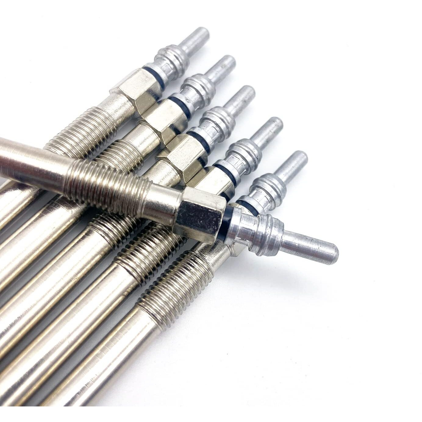 Ensun 68102087Aa 6 Pcs Diesel Glow Plug - Dual Coils Fast Start - Replacement For 2007-2009 Freightliner Dodge Sprinter 2500 3500, Grand Cherokee, 2010-2013 Mercedes-Benz Sprinter 2500 3500 3.0L