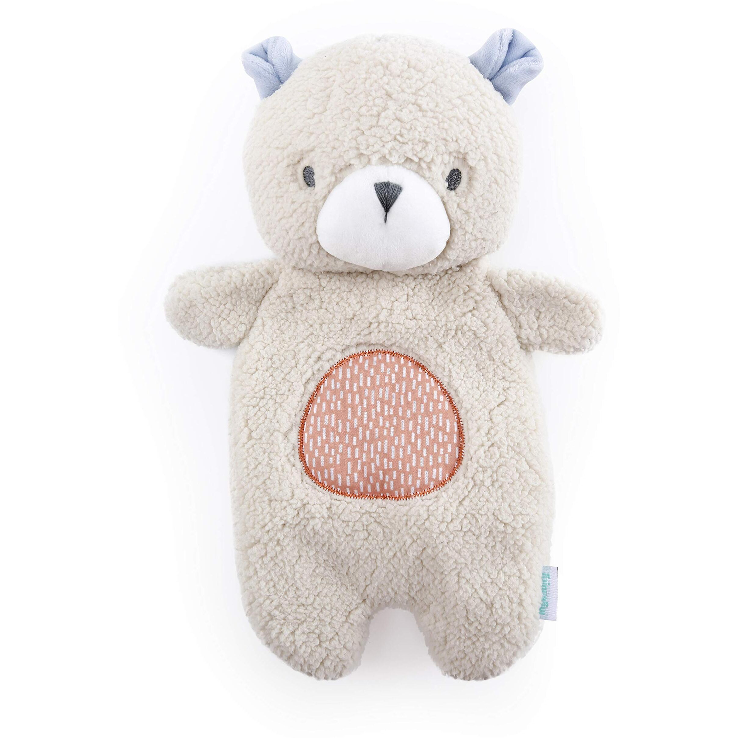 Ingenuity Premium Soft Mini Bean Bag Plush, Nate The Teddy Bear, Ages Newborn And Up.