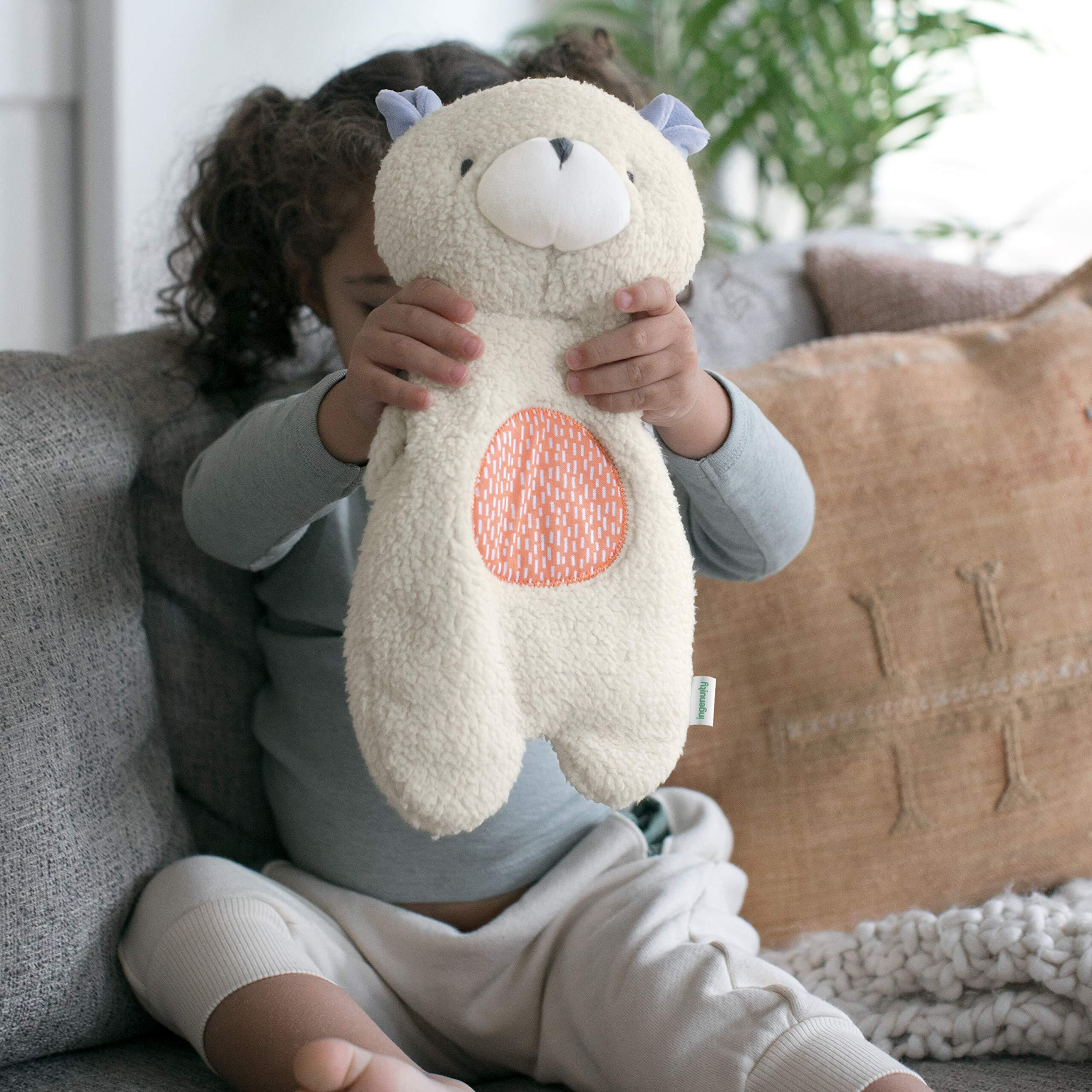 Ingenuity Premium Soft Mini Bean Bag Plush, Nate The Teddy Bear, Ages Newborn And Up.