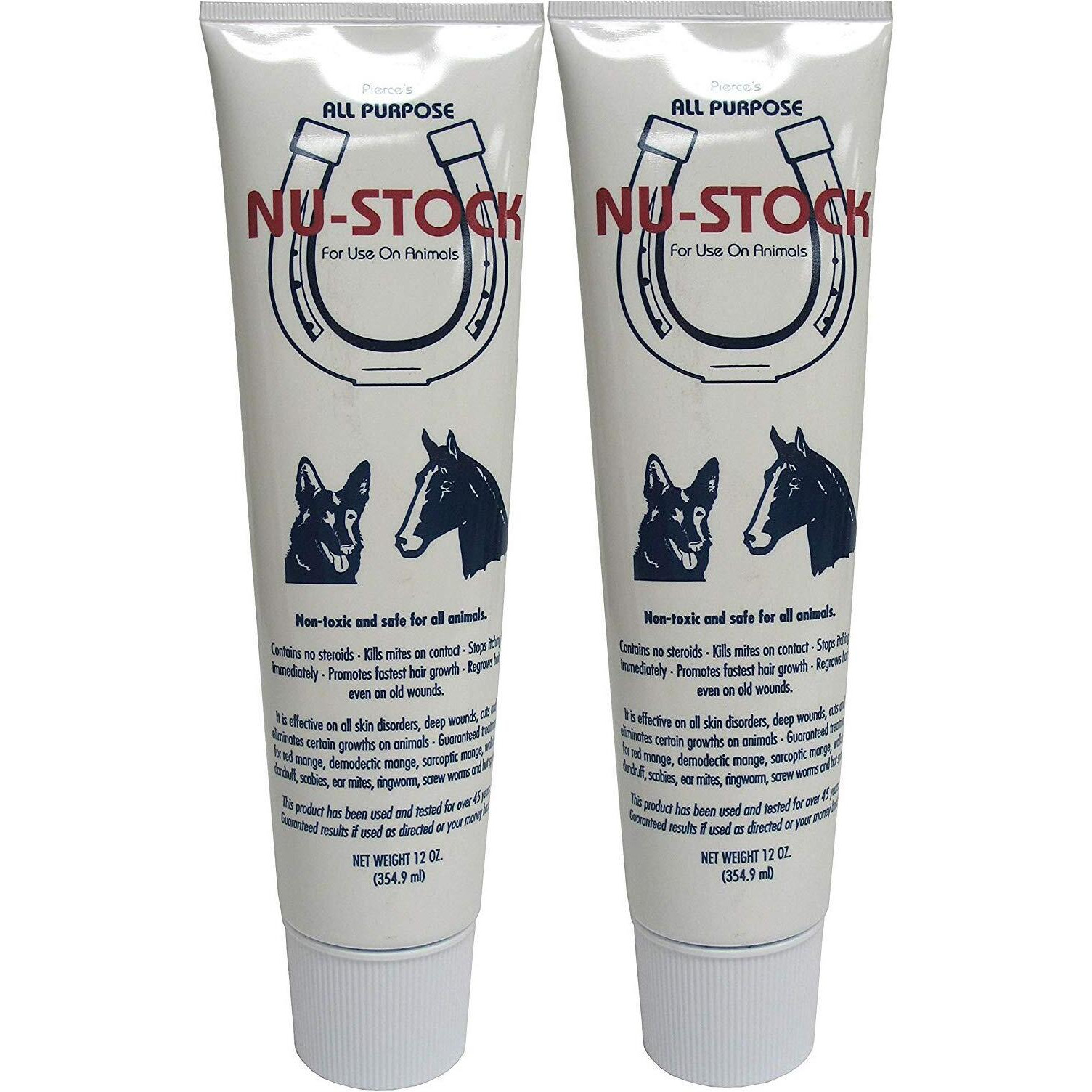 Pierce's All Purpose Nu-Stock, 12 Ounces Each, 2 Tubes, For Animals