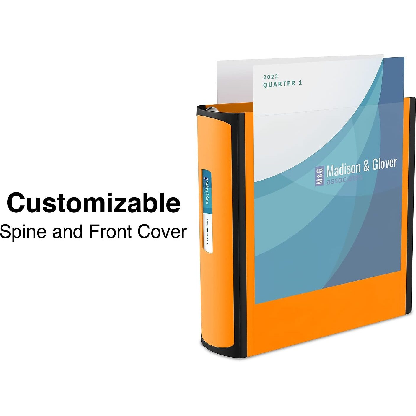 Staples 2"" 3-Ring Better Binder, Bright Orange (13469)"