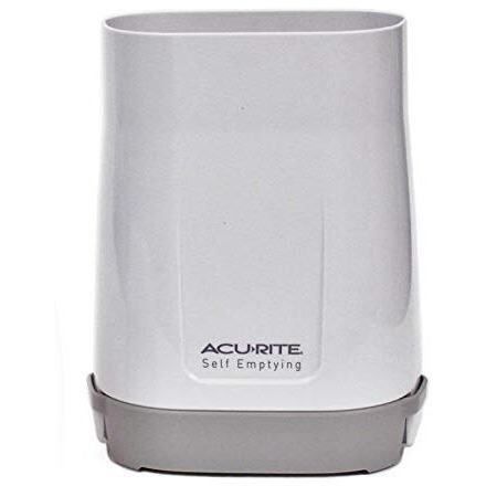 Acurite 02446M Wireless Rain Gauge With Indoor Digital Display, Black