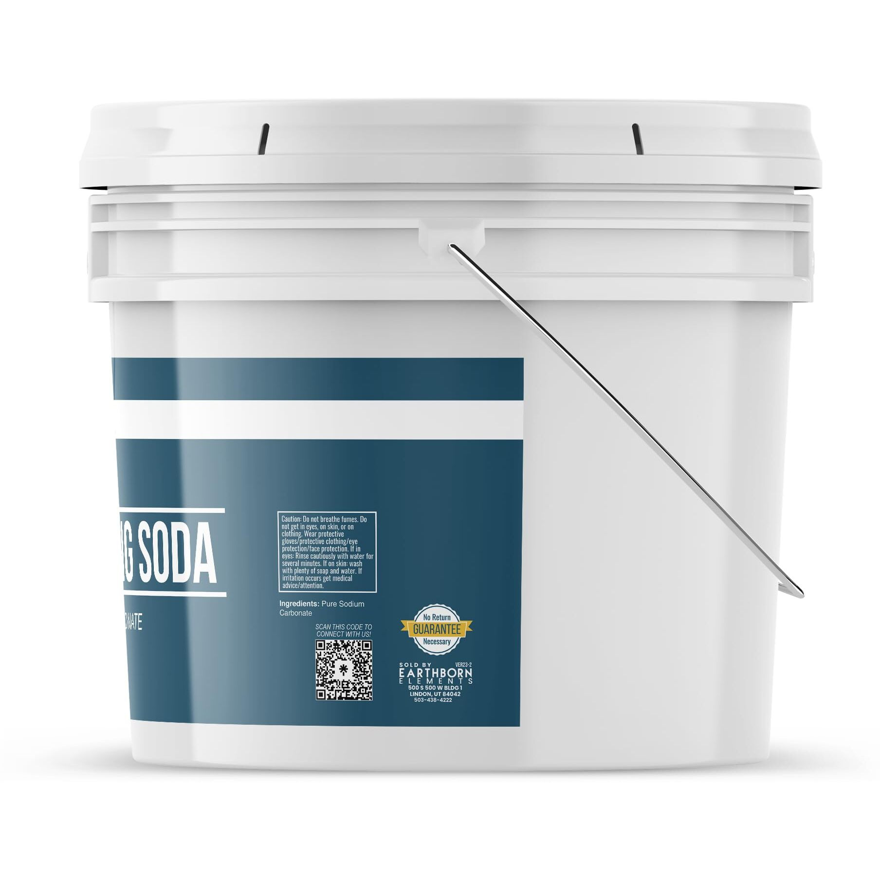 Earthborn Elements Washing Soda (1 Gallon), Soda Ash, Sodium Carbonate, Non-Toxic Laundry Booster