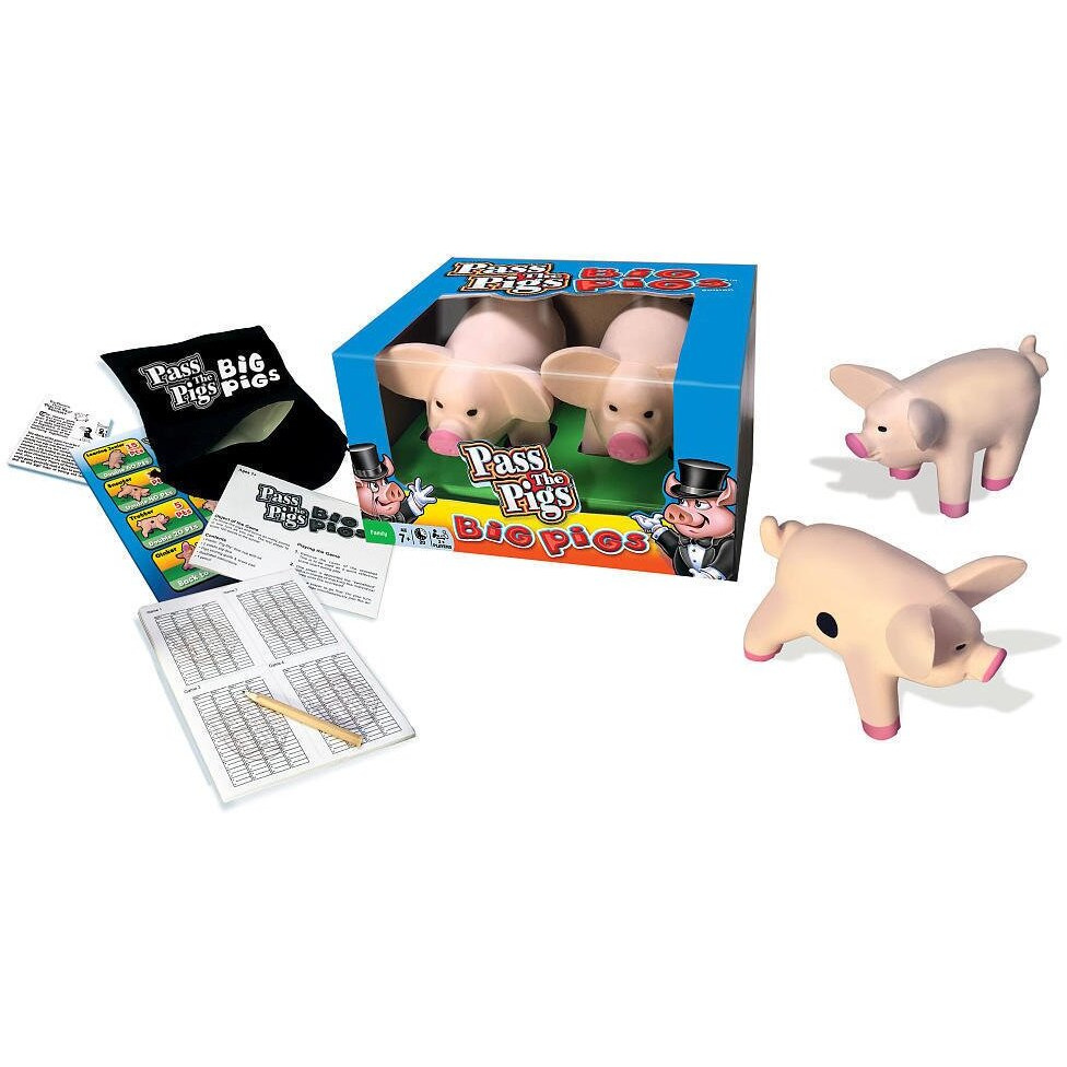 Big Game Toys~Big Pigs Yard & Floor Game Giant Camping Indoor/Outdoor Pass The Pig Dice