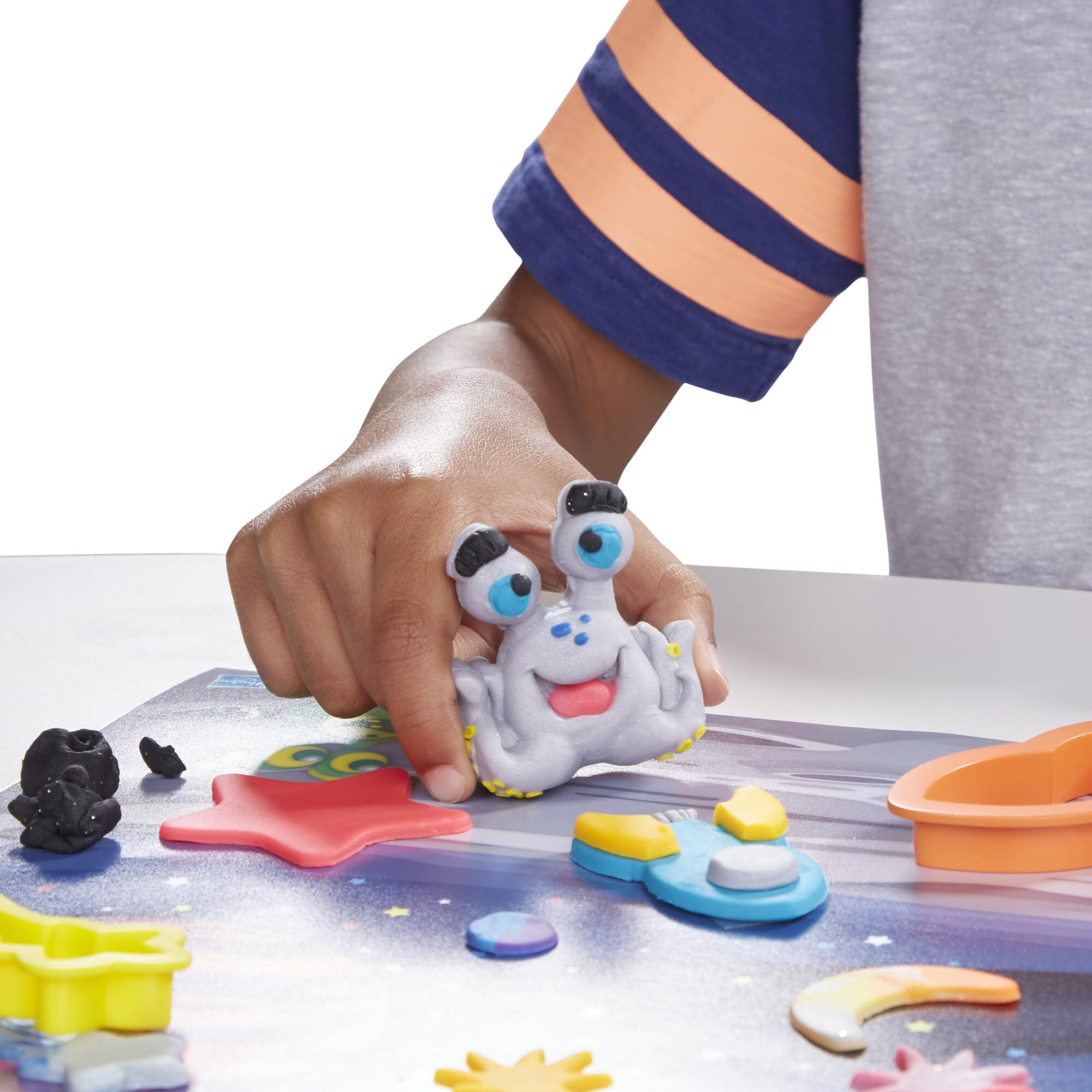 Play-Doh Stars 'N Space Tool Kit Outer Space Toy For Kids 3 Years And Up With Playmat And 8 Non-Toxic Modeling Compound Colors