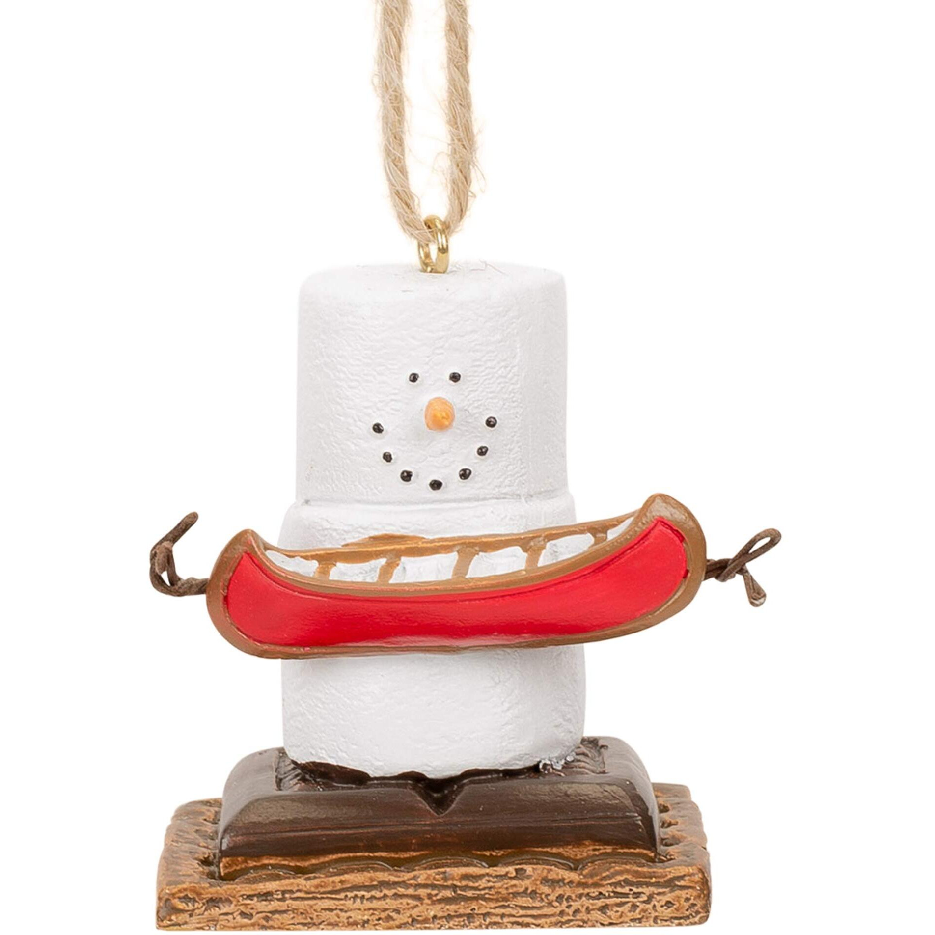 Midwest-Cbk S'Mores Man Holding A Canoe Ornament
