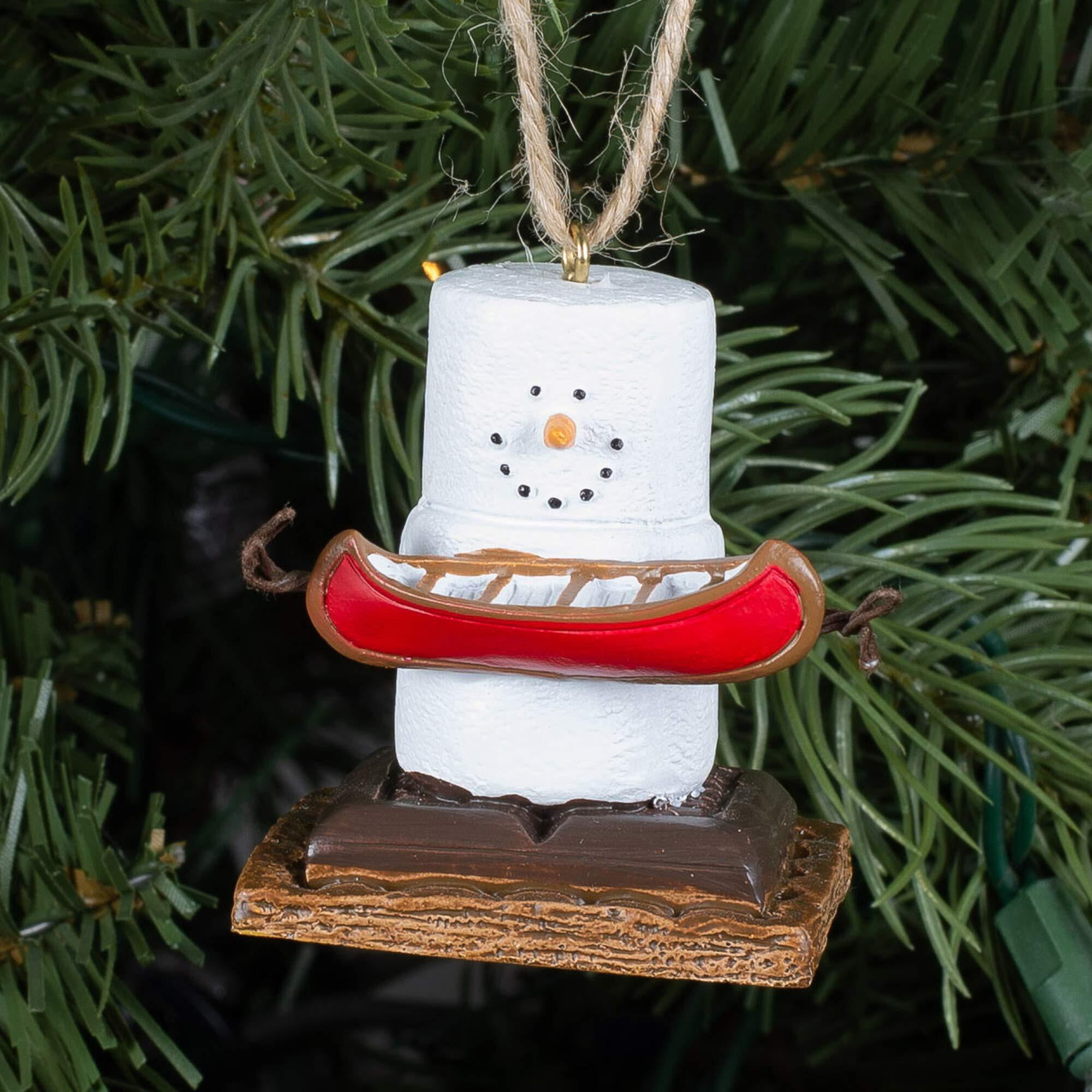 Midwest-Cbk S'Mores Man Holding A Canoe Ornament