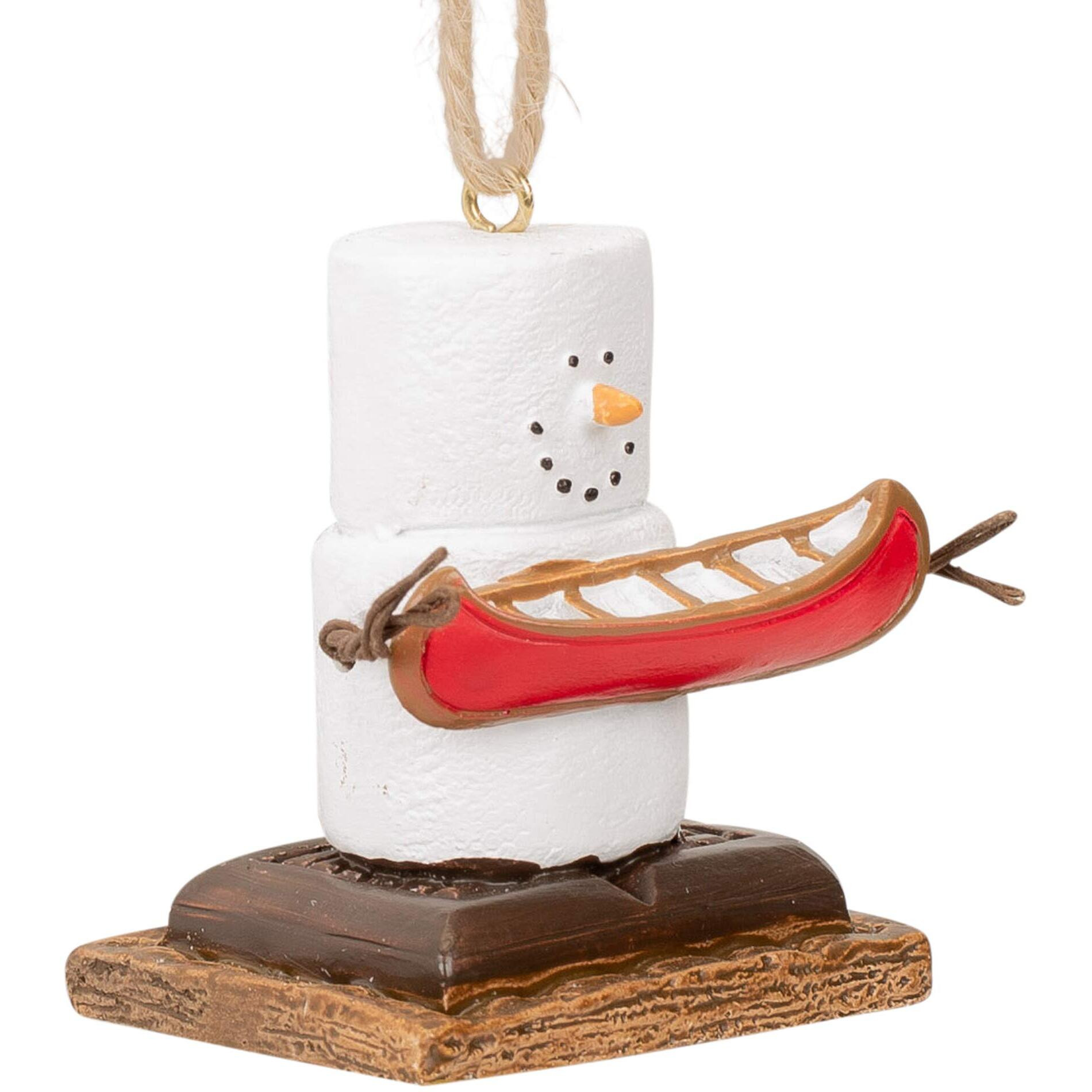 Midwest-Cbk S'Mores Man Holding A Canoe Ornament