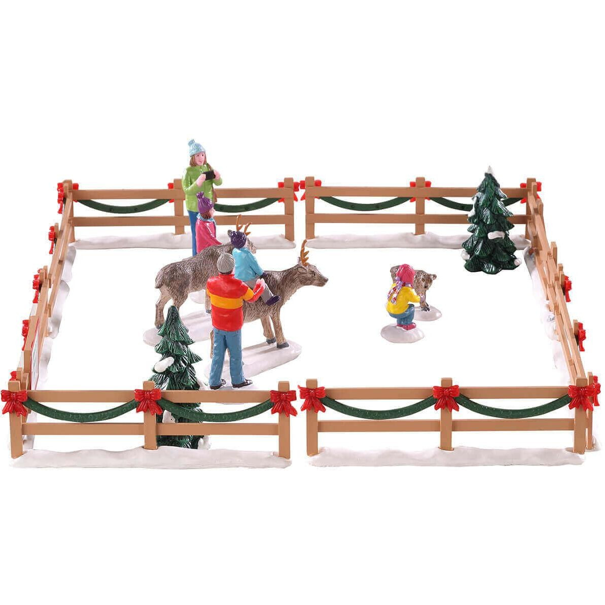 Lemax Reindeer Petting Zoo, Set Of 1793434