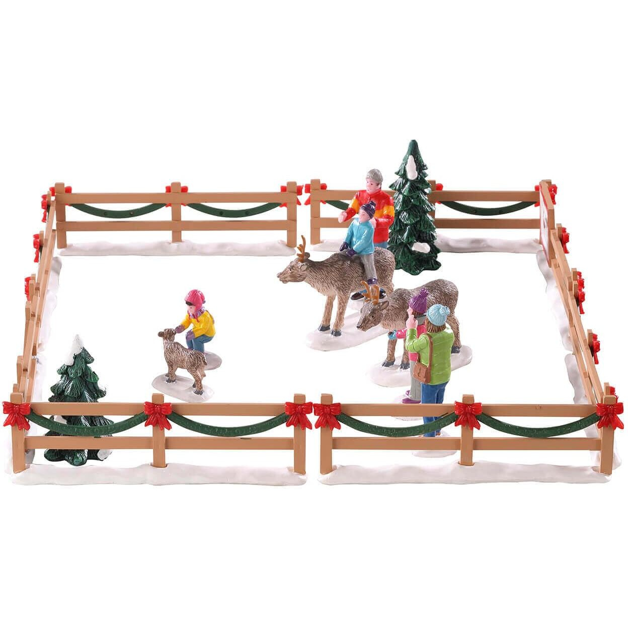 Lemax Reindeer Petting Zoo, Set Of 1793434