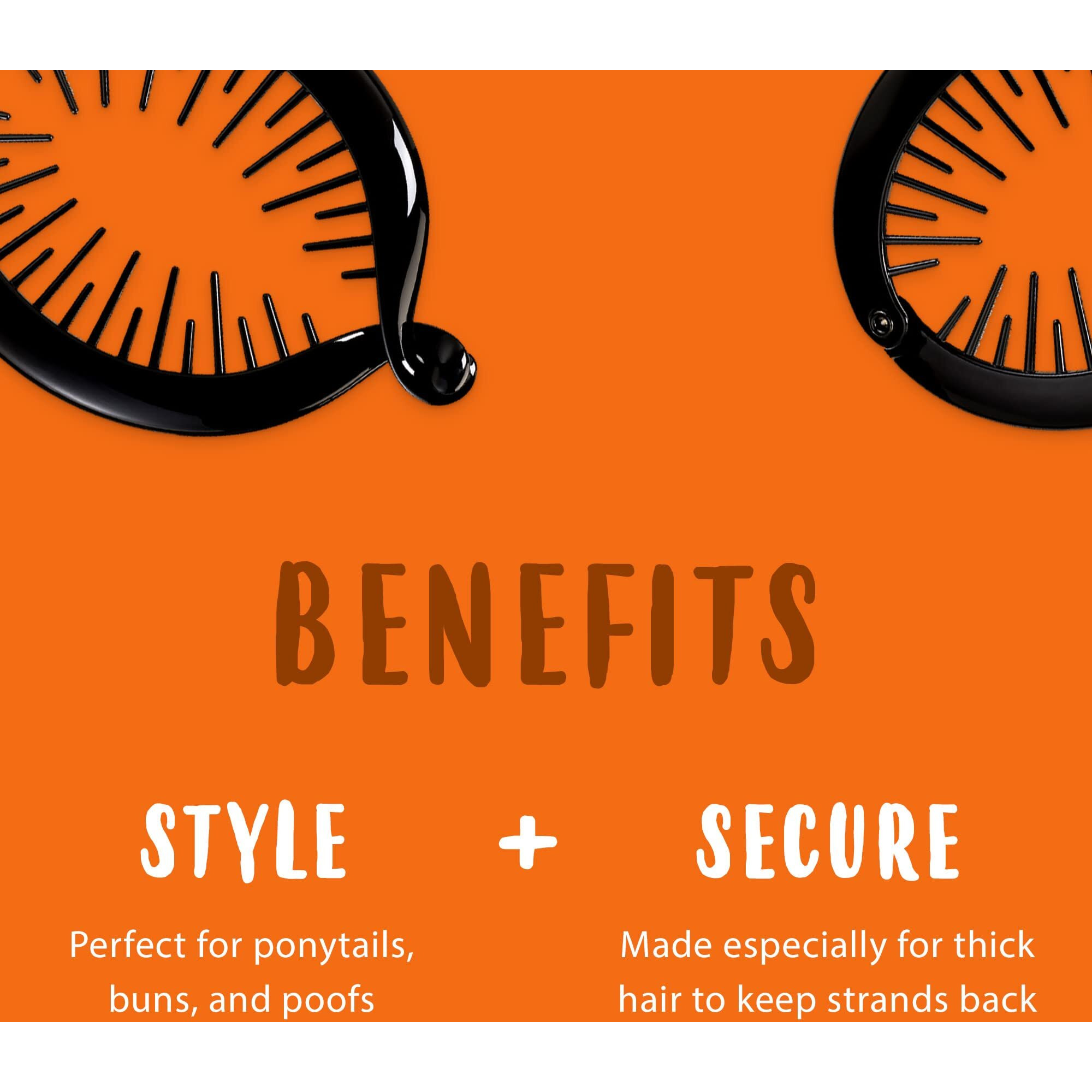 Cantu Extra Hold Thick Hair Clip (Packaging May Vary)