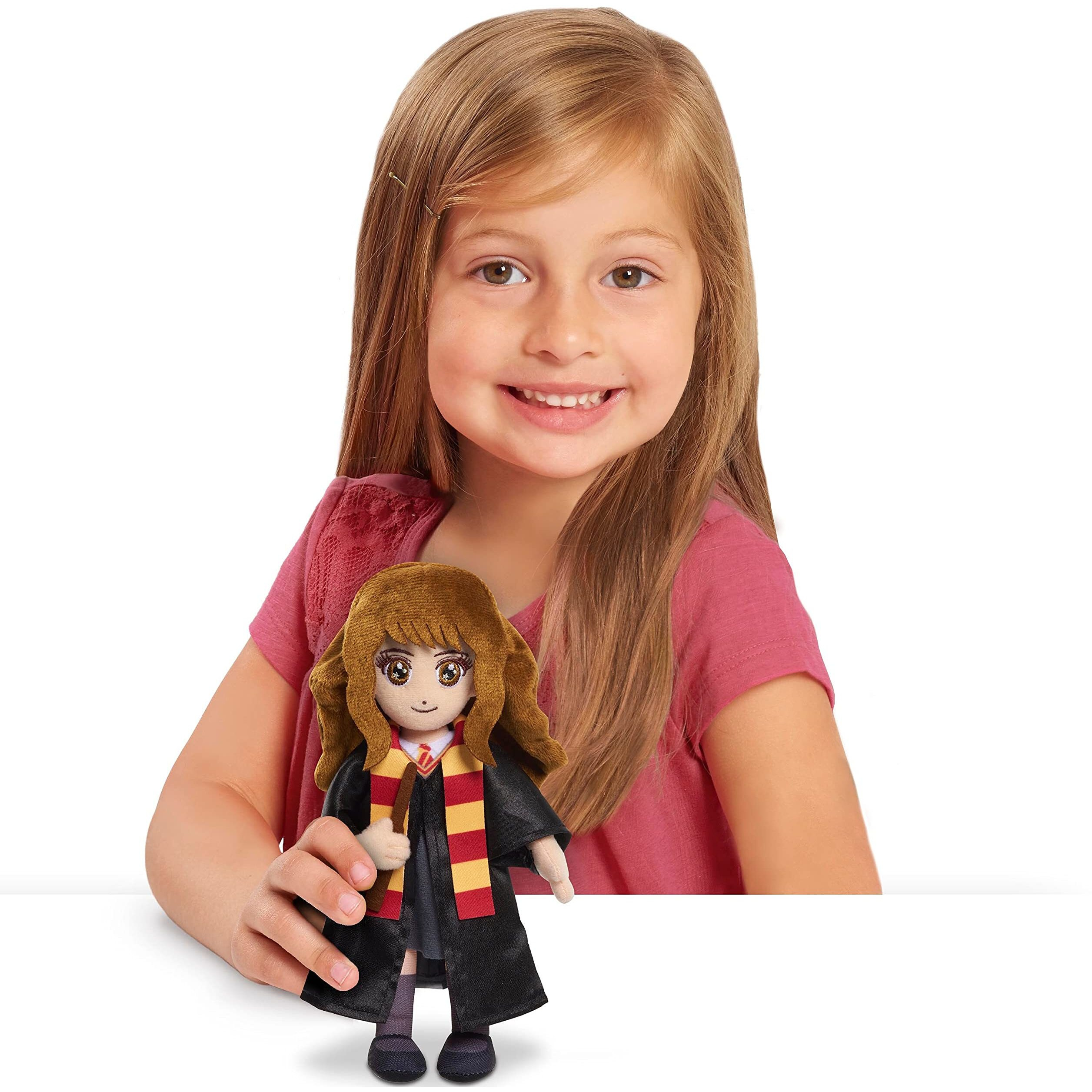 Harry Potter 8-Inch Spell Casting Wizards Hermione Granger Small Plushie With Sound Effects